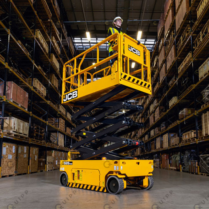 S4550E Scissor Lift (15.8m max height, 227kg load capacity)