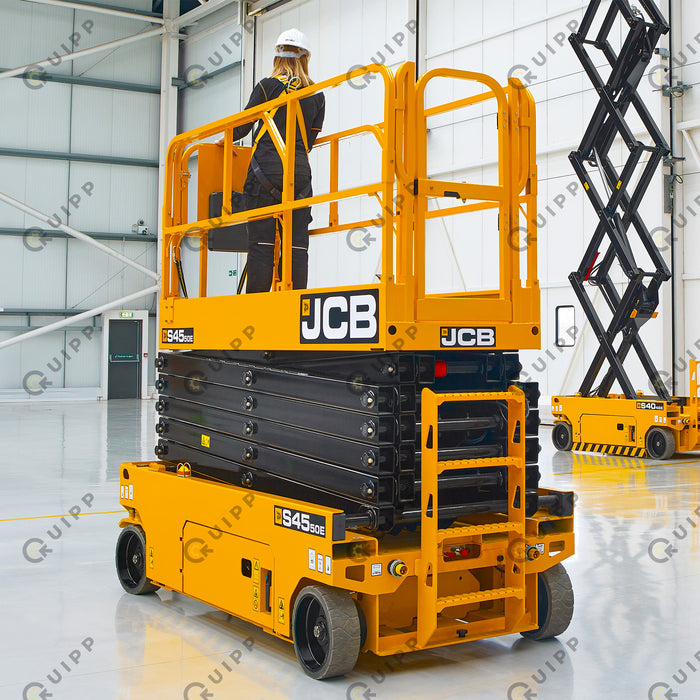 S4550E Scissor Lift (15.8m max height, 227kg load capacity)