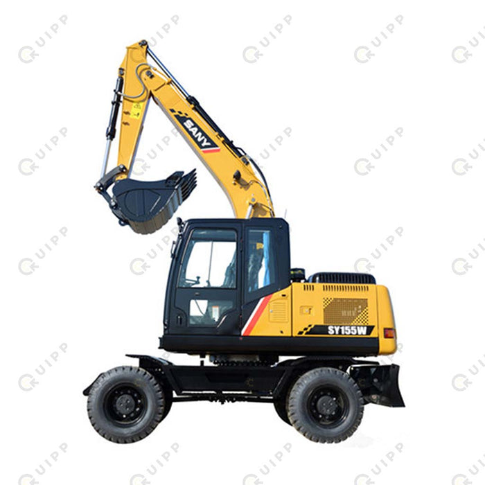 SY155W Wheeled Excavator (13.7 tons, 0.58 cu.m.)